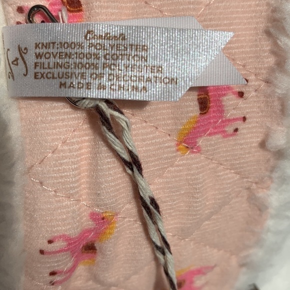 NWT Matilda Jane Pink and White Western Reversible Quilted Sherpa Vest - Picture 8 of 11